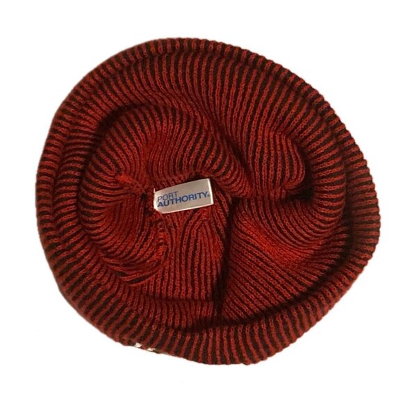 Rare Cheez-it Red Blue Striped Knit Hat Cap OSFM - Picture 3 of 4